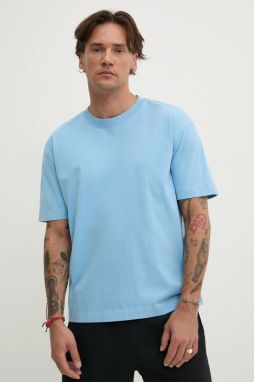 Bavlnené tričko Hollister Co. pánske, jednofarebné, KI324-5205