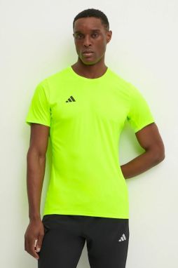 Bežecké tričko adidas Performance Adizero zelená farba, jednofarebný, IX2841