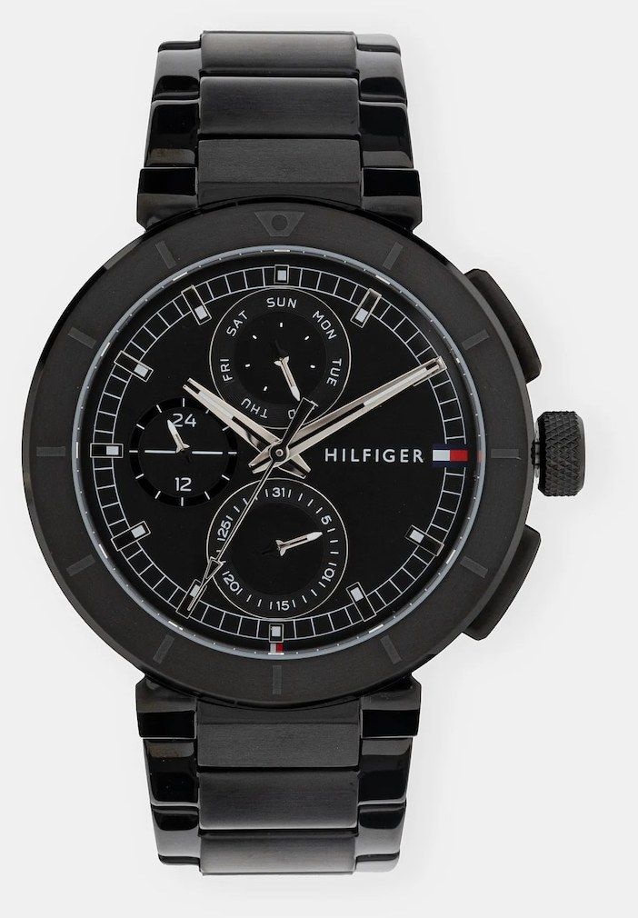Hodinky Tommy Hilfiger pánske, čierna farba, 1792119