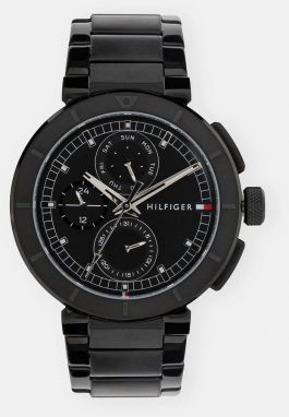 Hodinky Tommy Hilfiger pánske, čierna farba, 1792119