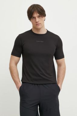 Tréningové tričko Calvin Klein Performance čierna farba, jednofarebné, LVGMS5K159