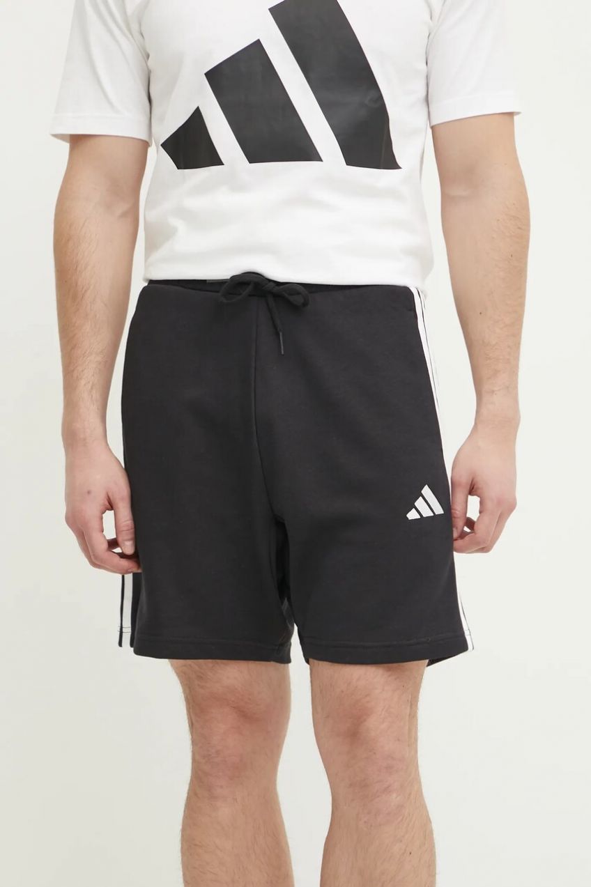 Šortky adidas Essentials pánske, čierna farba, JE6414