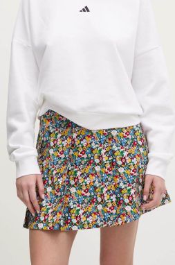 Bavlnená sukňa adidas Originals Liberty mini, áčkový strih, JC7774