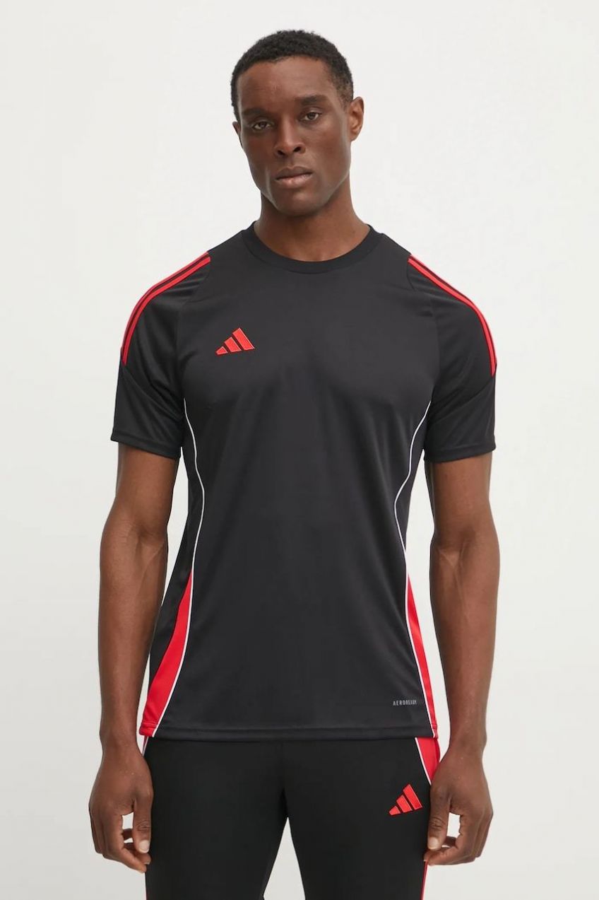 Tréningové tričko adidas Performance Tiro 24 čierna farba, s nášivkou, JP2494