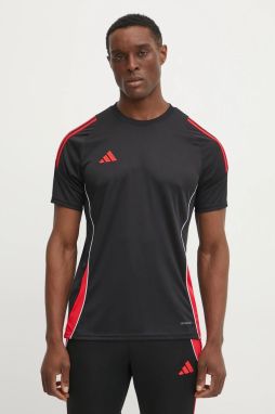 Tréningové tričko adidas Performance Tiro 24 čierna farba, s nášivkou, JP2494
