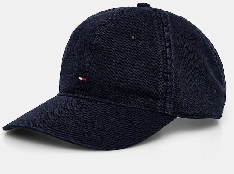 Bavlnená šiltovka Tommy Hilfiger tmavomodrá farba, jednofarebná, AM0AM13159