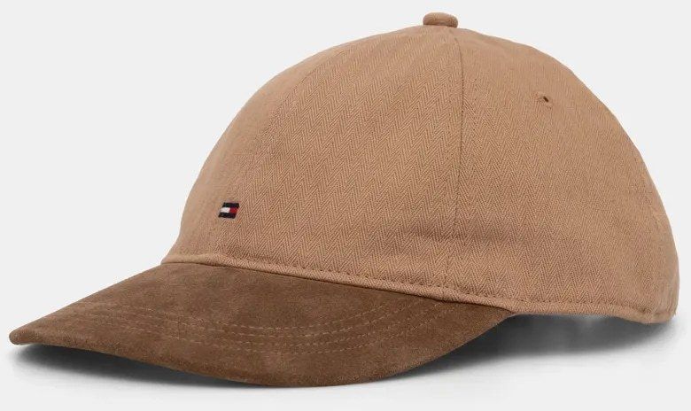 Bavlnená šiltovka Tommy Hilfiger hnedá farba, jednofarebná, AM0AM13385