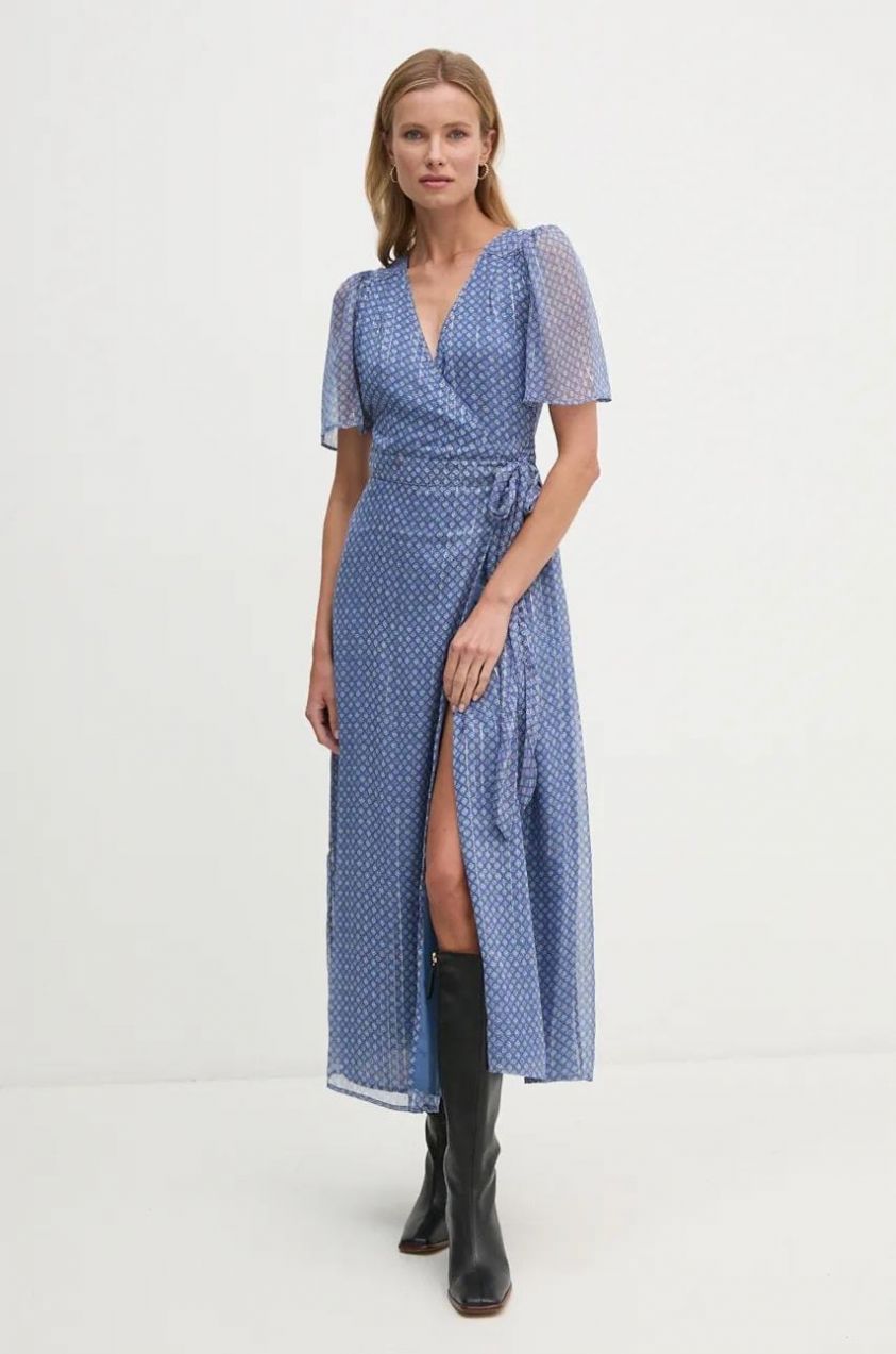 Šaty Pepe Jeans NIDIA maxi, áčkový strih, PL953566