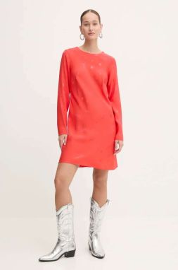 Šaty Never Fully Dressed Mini Soho Dress červená farba, mini, rovný strih, NFDDR1568