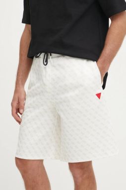 Šortky Guess KORBIN pánske, biela farba, Z4YD03 FL04Q