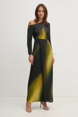 Šaty Pedro del Hierro zelená farba, maxi, áčkový strih, 3818456