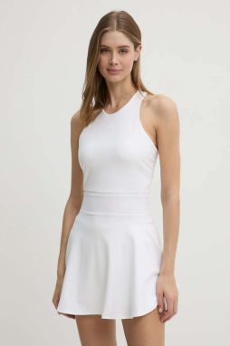 Športové šaty adidas Performance Tennis béžová farba, mini, áčkový strih, JE7098