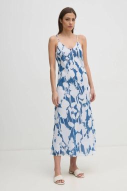Šaty Calvin Klein maxi, áčkový strih, LV044B936G