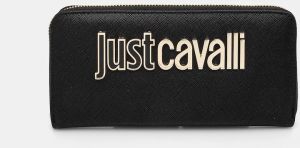 Peňaženka Just Cavalli dámska, čierna farba, 78RA5PB1 ZS766