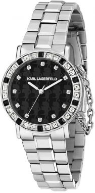 Hodinky Karl Lagerfeld dámske, strieborná farba, R0553100502