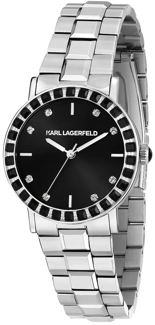 Hodinky Karl Lagerfeld dámske, strieborná farba, R0553100510