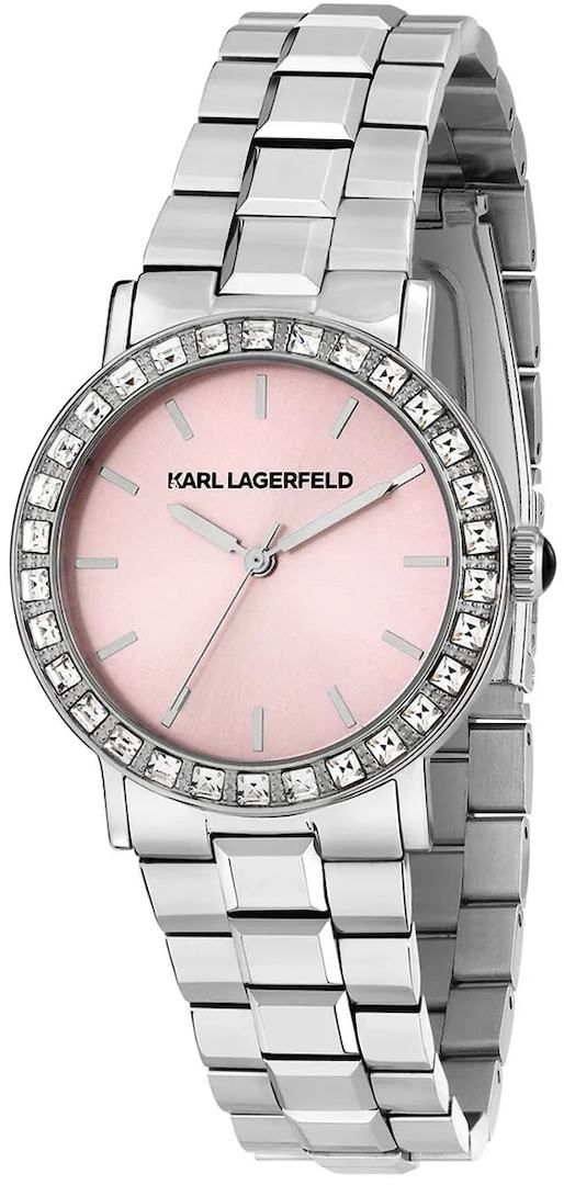 Hodinky Karl Lagerfeld dámske, strieborná farba, R0553100512