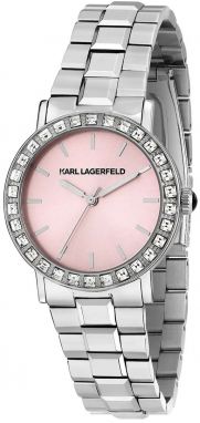 Hodinky Karl Lagerfeld dámske, strieborná farba, R0553100512