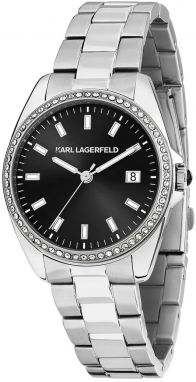 Hodinky Karl Lagerfeld dámske, strieborná farba, R0553101511