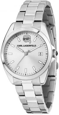 Hodinky Karl Lagerfeld dámske, strieborná farba, R0553101517
