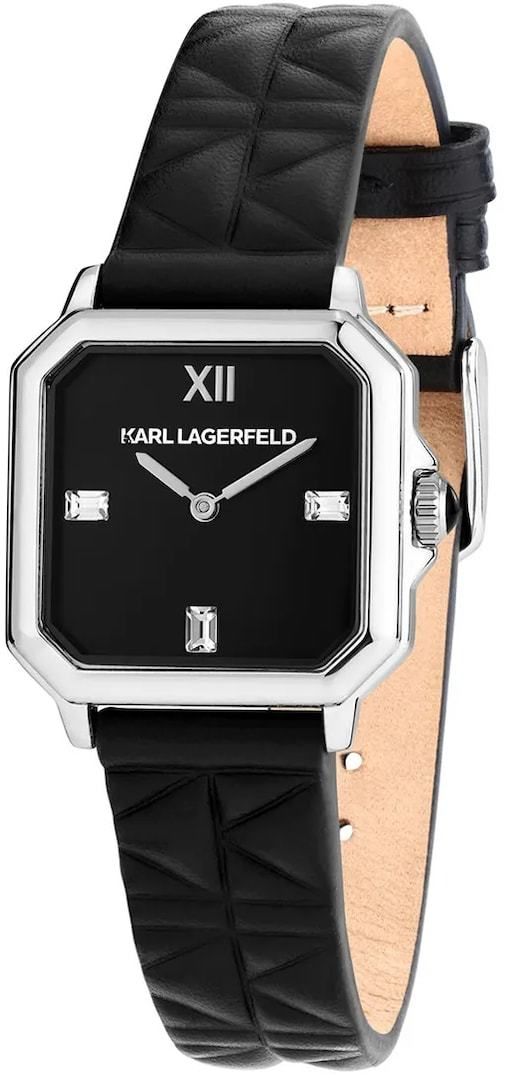 Hodinky Karl Lagerfeld dámske, čierna farba, R0551102502