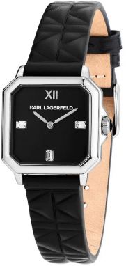 Hodinky Karl Lagerfeld dámske, čierna farba, R0551102502