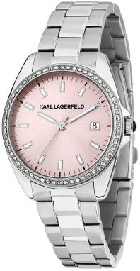 Hodinky Karl Lagerfeld dámske, strieborná farba, R0553101512