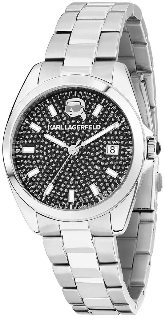 Hodinky Karl Lagerfeld dámske, strieborná farba, R0553101515