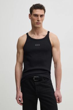 Tričko Versace Jeans Couture čierna farba, 78GAH614 J0198