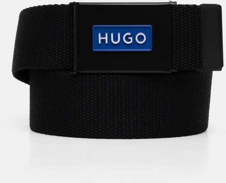 Opasok Hugo Blue pánsky, čierna farba, 50537355