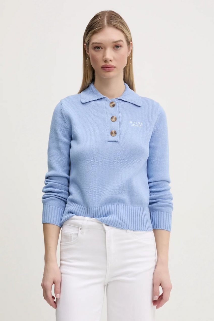 Bavlnený sveter Guess Jeans dámsky, W5RR47 Z3HM1