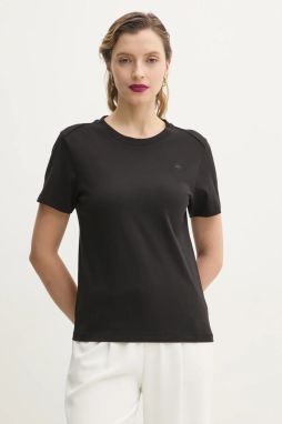 Bavlnené tričko G-Star Raw dámske, čierna farba, D26062-336