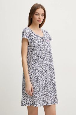 Nočná košeľa Lauren Ralph Lauren dámska, tmavomodrá farba, ILN22401