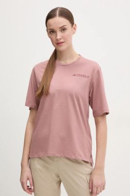 Tričko adidas TERREX Xploric dámske, ružová farba, JE0377