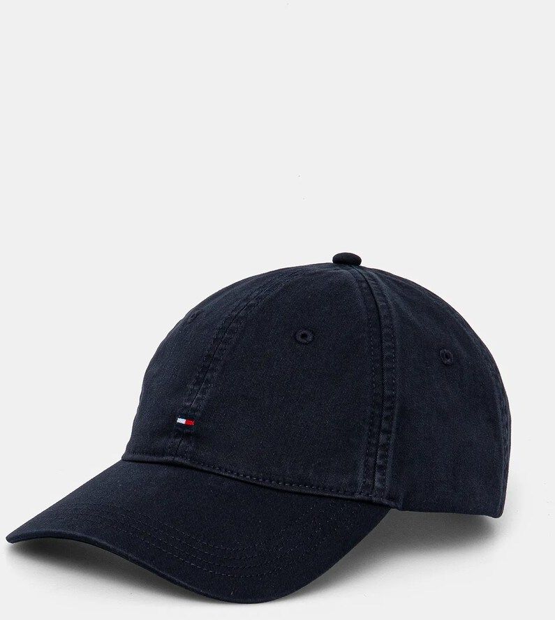Bavlnená šiltovka Tommy Hilfiger tmavomodrá farba, jednofarebná, AW0AW17131