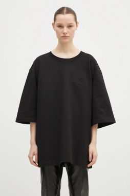 Bavlnené tričko Fiorucci Angel dámske, čierna farba, U01FPSCR109CJ05BK01