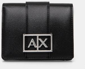 Peňaženka Armani Exchange dámska, čierna farba, XW000360 AF12039