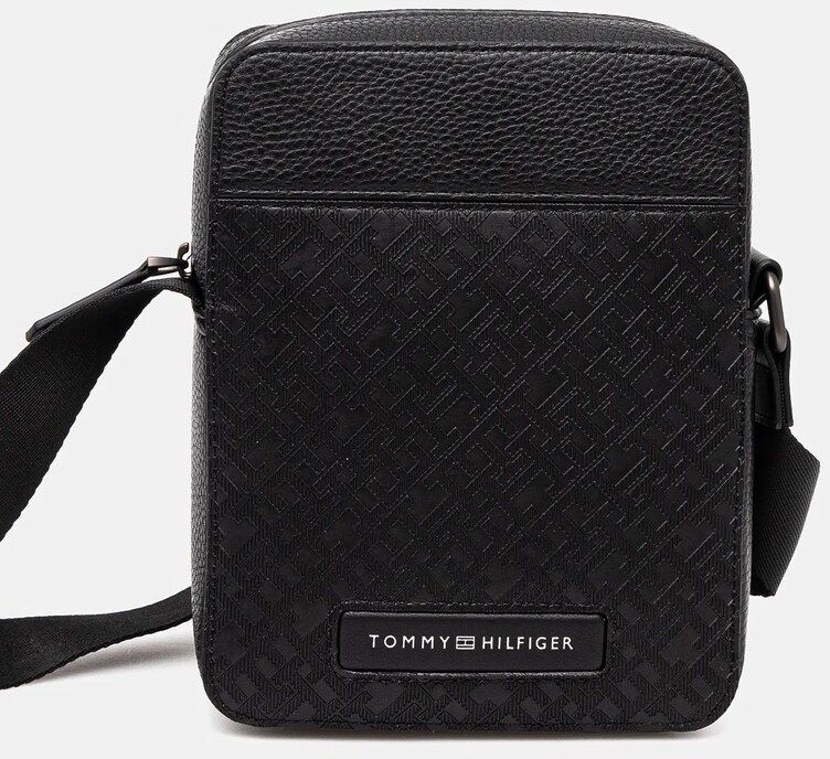 Malá taška Tommy Hilfiger čierna farba, AM0AM13210