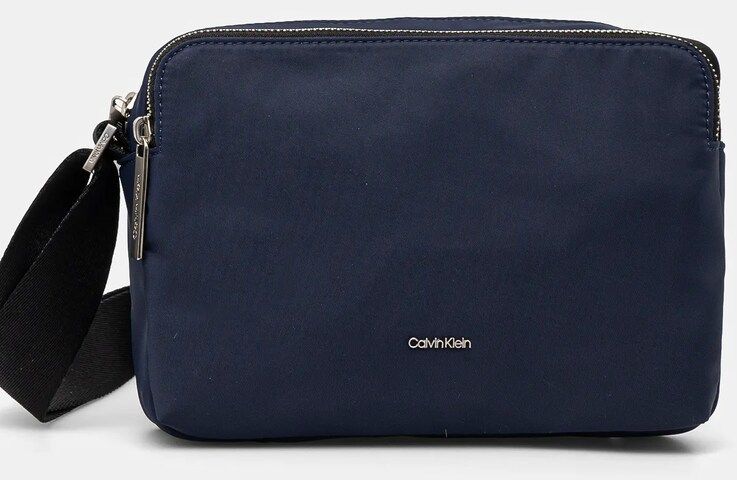Malá taška Calvin Klein tmavomodrá farba, K50K512912