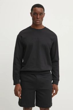 Mikina s kapucňou Calvin Klein Underwear pánska, čierna farba, s nášivkou, 000NM2708E