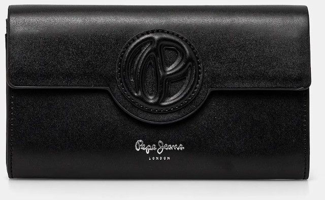 Peňaženka Pepe Jeans LIMITED WALLET dámska, čierna farba, PL070273