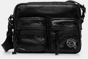 Malá taška Karl Lagerfeld K/IKON čierna farba, A1M30087