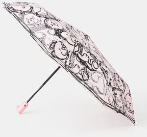 Dáždnik Moschino ružová farba, 8651