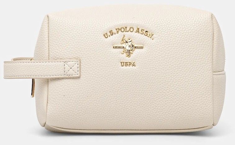 Kozmetická taška U.S. Polo Assn. STANFORD béžová farba, BIUSS8375WVP