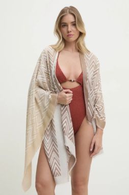 Plážový odev Missoni béžová farba, MA9EVMDA164