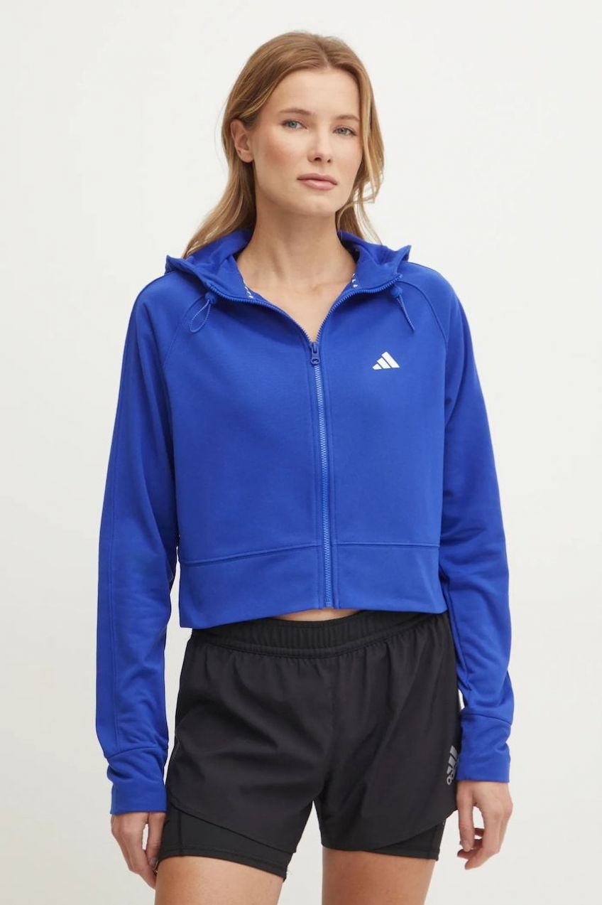 Tréningová mikina adidas Performance Game and Go s kapucňou, jednofarebná, IX5068