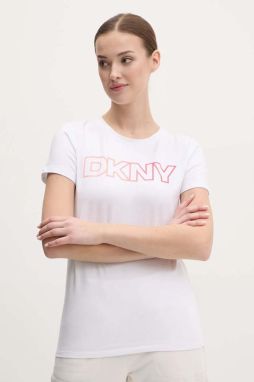 Tričko Dkny dámske, biela farba, DP5T1193