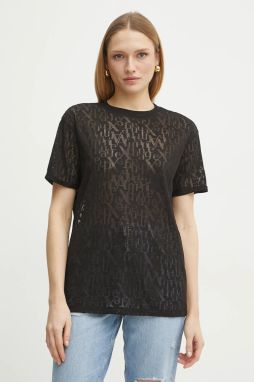 Tričko Armani Exchange dámske, čierna farba, XW000103 AF10835