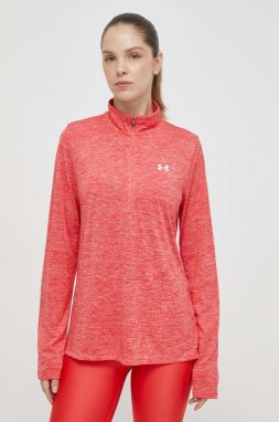 Tréningová mikina Under Armour Tech 1 červená farba, vzorovaná, 1384225