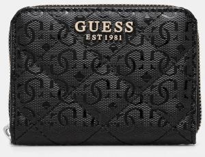 Peňaženka Guess LAUREL dámska, čierna farba, SWGG85 00137